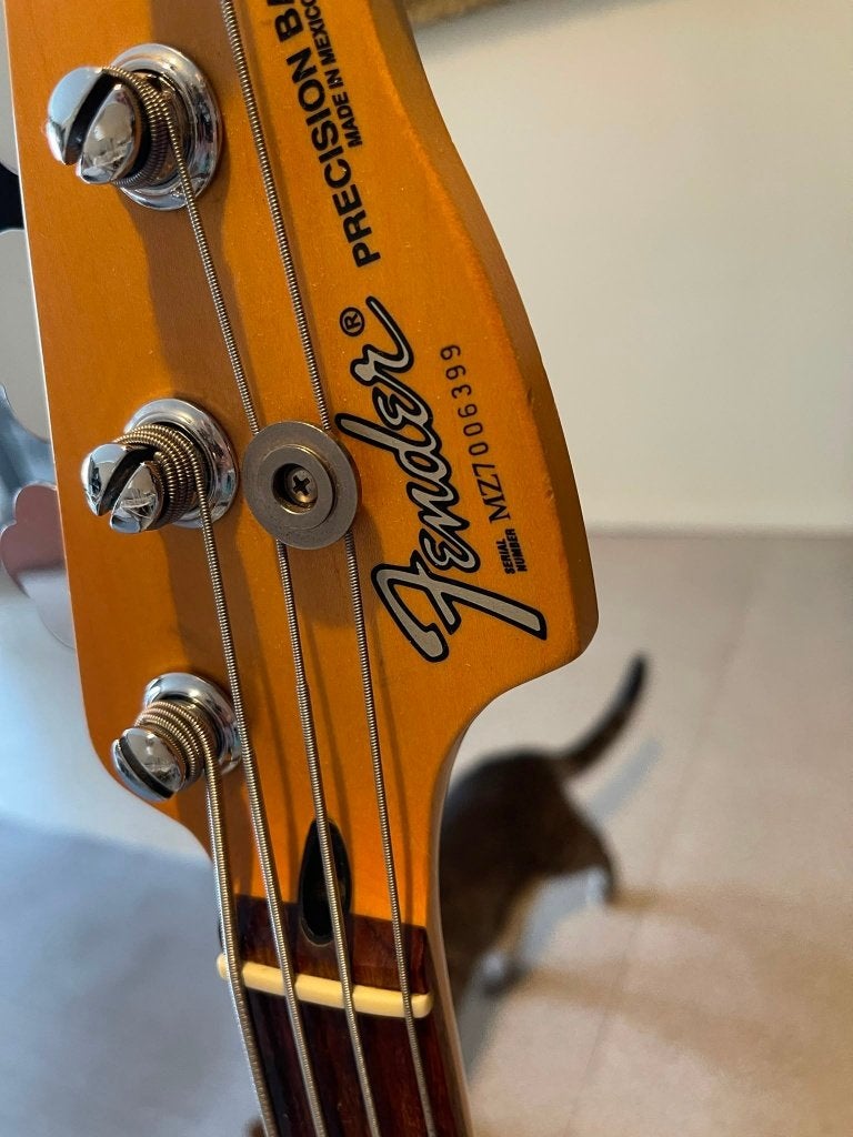 Fender Standard Precision Bass, Ophalen of Verzenden, Gebruikt, Elektrisch