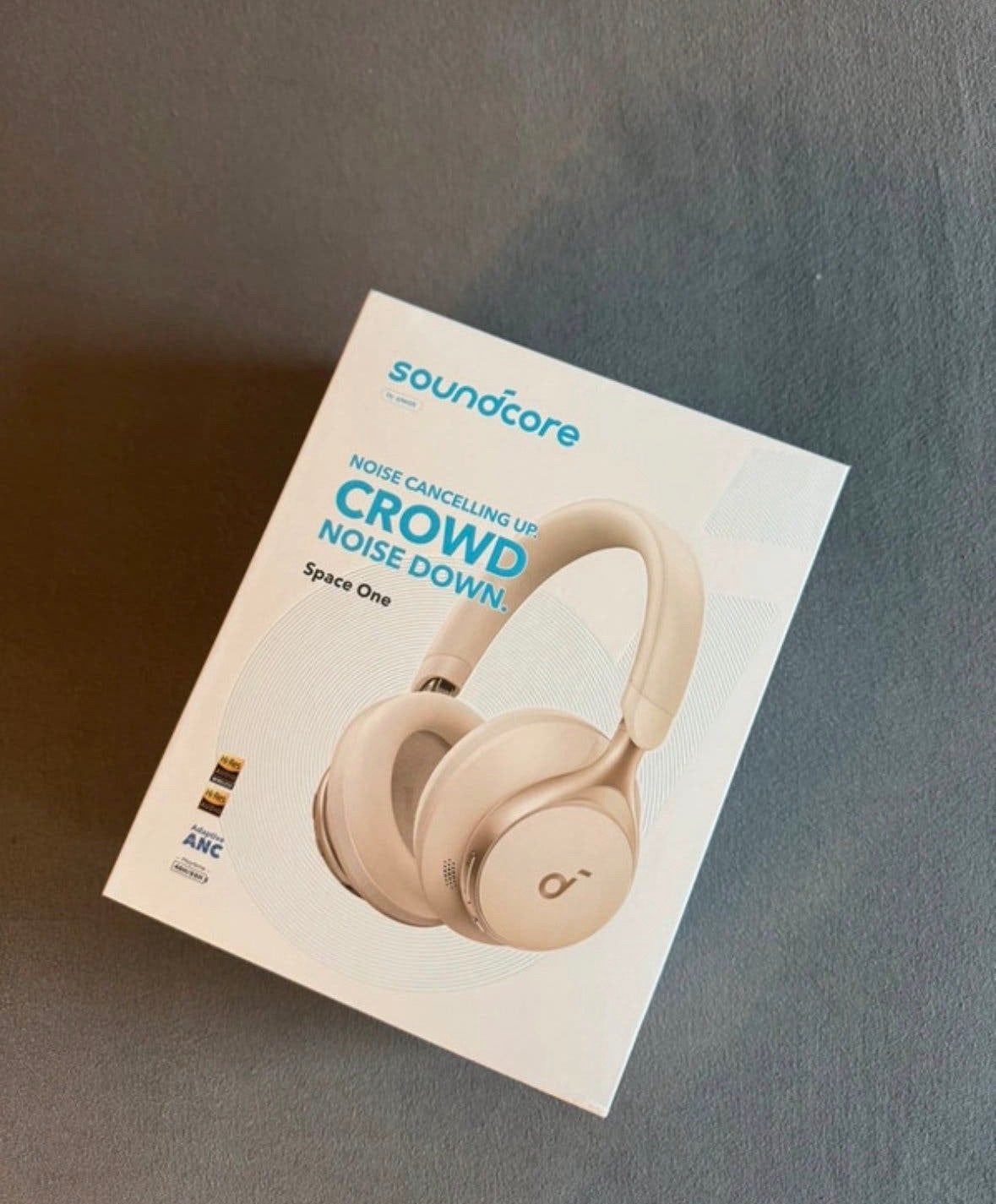 Soundcore Space One Noise Cancelling Hoofdtelefoon, Verzenden, Bluetooth, Zo goed als nieuw, Over-ear