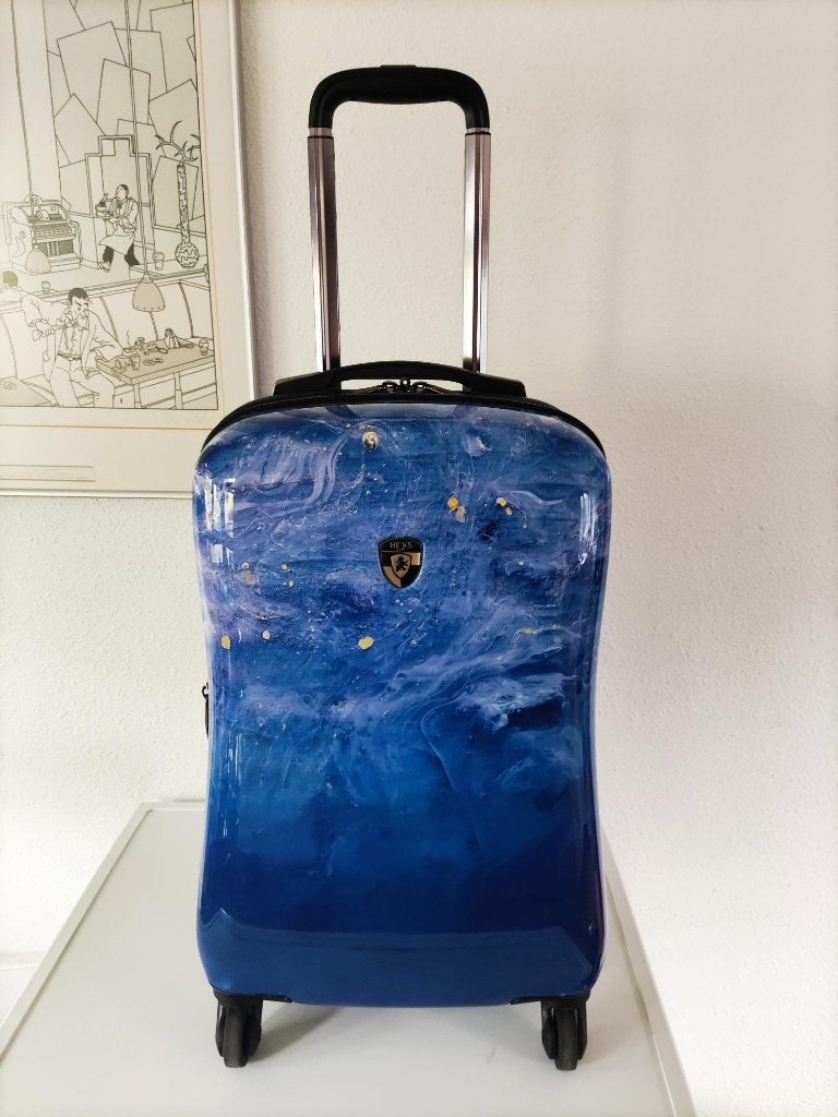 *** HEYS TROLLEYKOFFER ZGAN ***, Wieltjes, Hard kunststof, Minder dan 50 cm, Ophalen of Verzenden