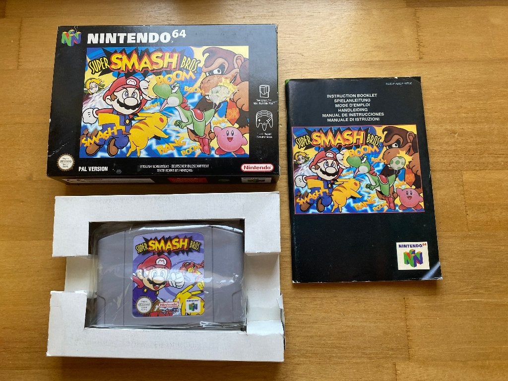 Super smash bros 64 n64, Spelcomputers en Games, 1 speler, Racen en Vliegen, Ophalen of Verzenden, Zo goed als nieuw