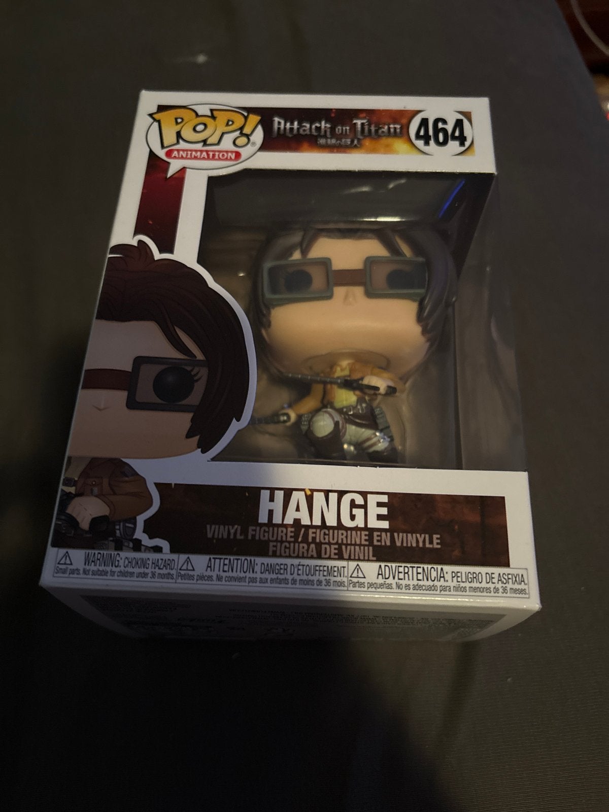 Funko Pop! Attack on Titan Hange #464 Vinyl Figuur, Ophalen of Verzenden, Zo goed als nieuw