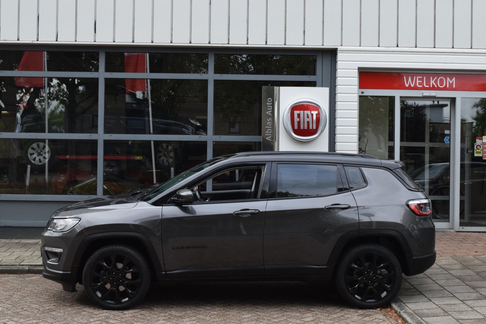 Jeep Compass 1.3T Night Eagle Liberty Edition, Auto's, 4 cilinders, 150 pk, Leder en Stof, 600 kg
