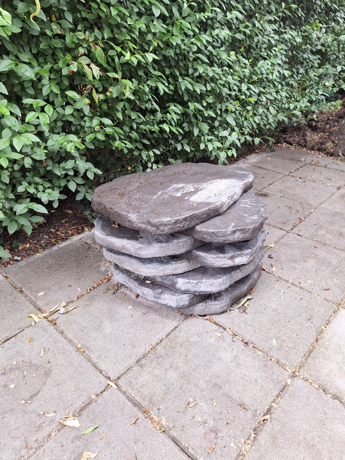 8 Stapstenen - Staptegels Natuursteen Look Grijs 54x38x4CM, Tuin en Terras, Tegels en Klinkers, Ophalen, Overige typen, Zo goed als nieuw