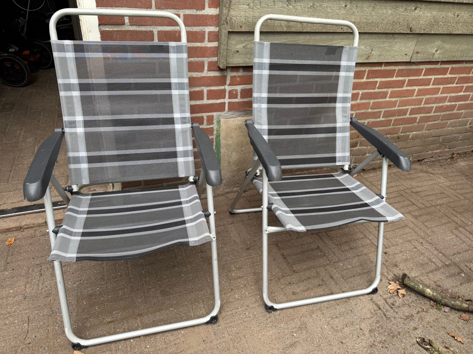 2 klapstoelen van Vrijbuiter, Ophalen, Gebruikt, Campingstoel