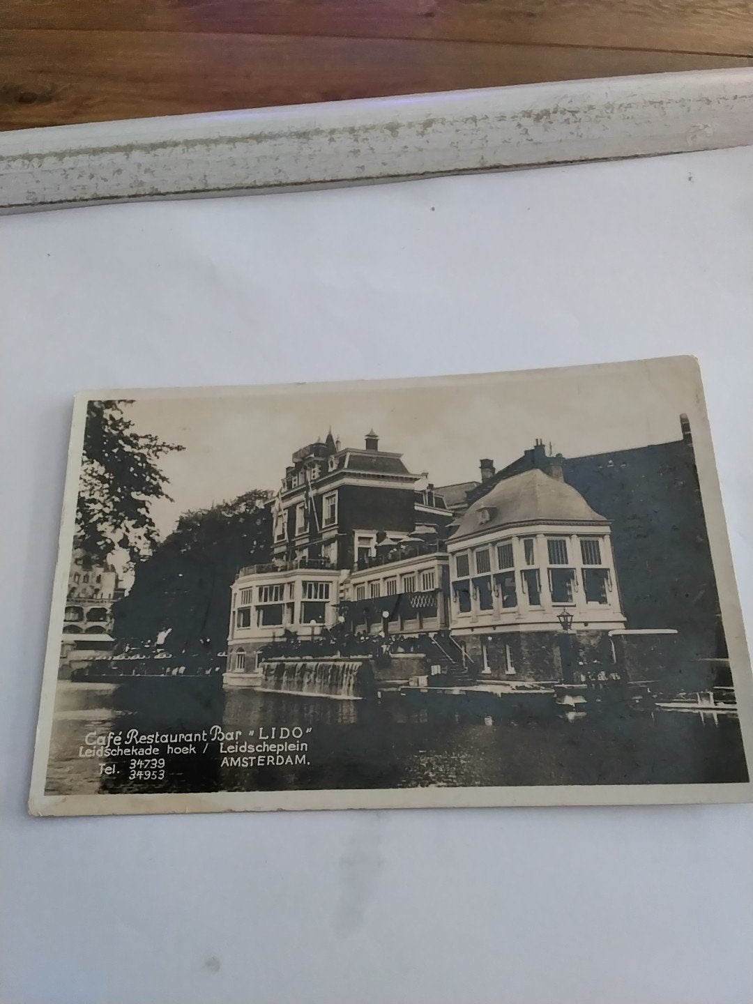 Oude Ansichtkaart Café Restaurant Bar LIDO Amsterdam, Ophalen of Verzenden, Voor 1920, Ongelopen, Noord-Holland