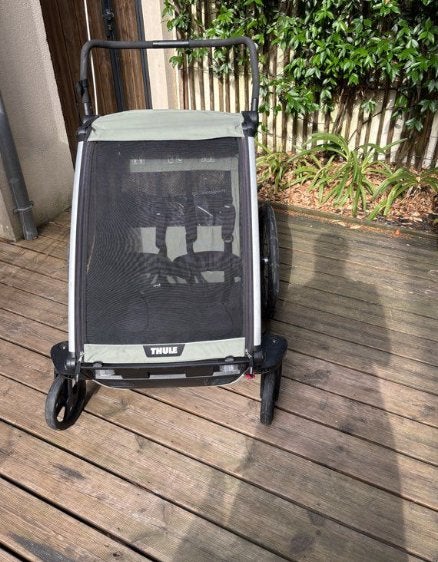 Thule Fietskar – Zo goed als nieuw, Fietsen en Brommers, Ophalen of Verzenden, Zo goed als nieuw, Kinderkar, Minder dan 20 kg