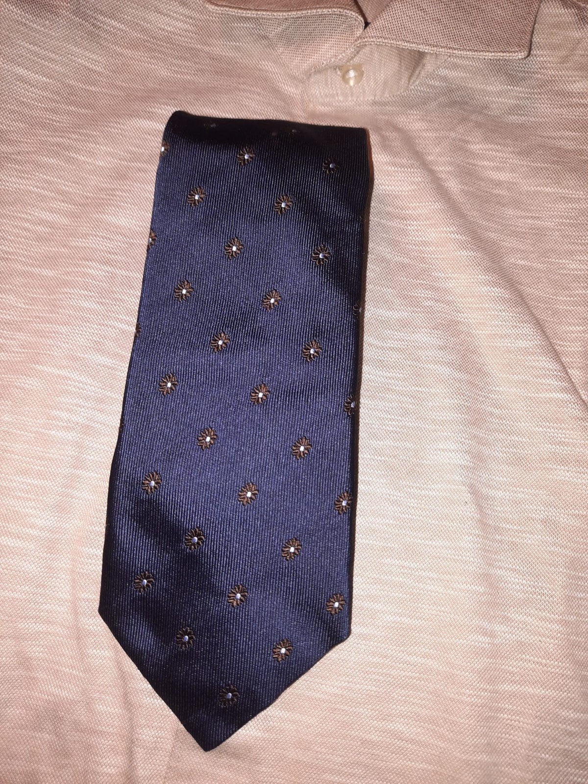 Franco Bassi das 100% zijde bladbreedte 10 cm Made in Italty, Overige kleuren, Verzenden, Met patroon, Gedragen