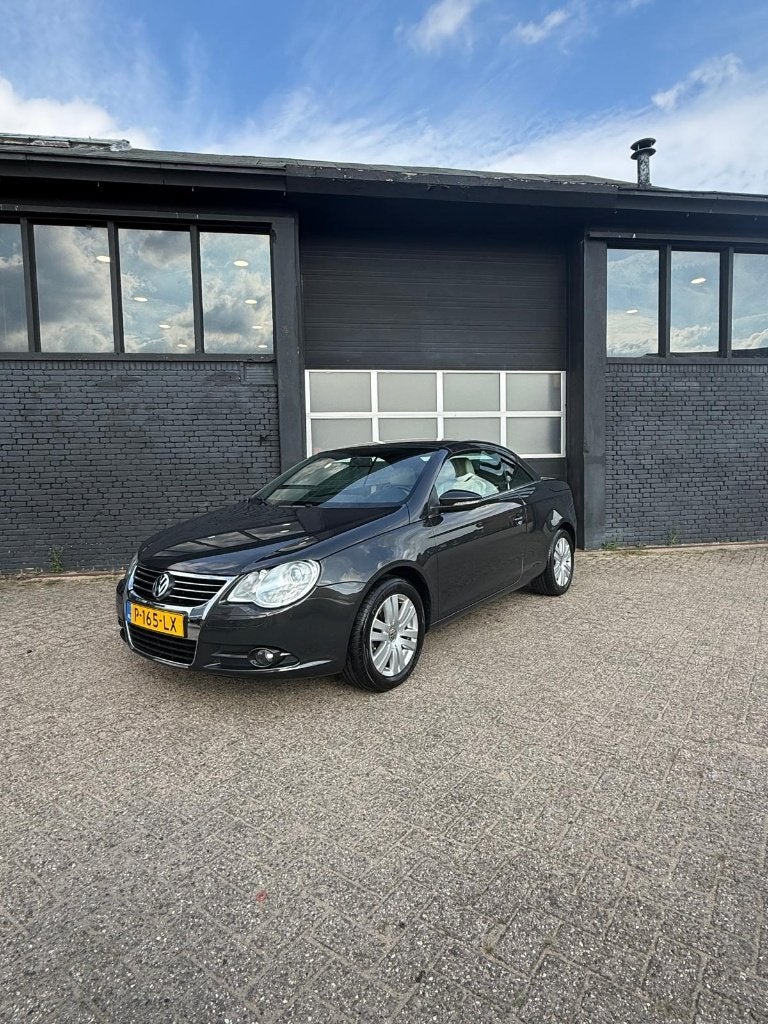 Volkswagen Eos Cabrio 1.4 TSI Highline Leder, Auto's, Voorwielaandrijving, 15 km/l, Beige, 4 cilinders