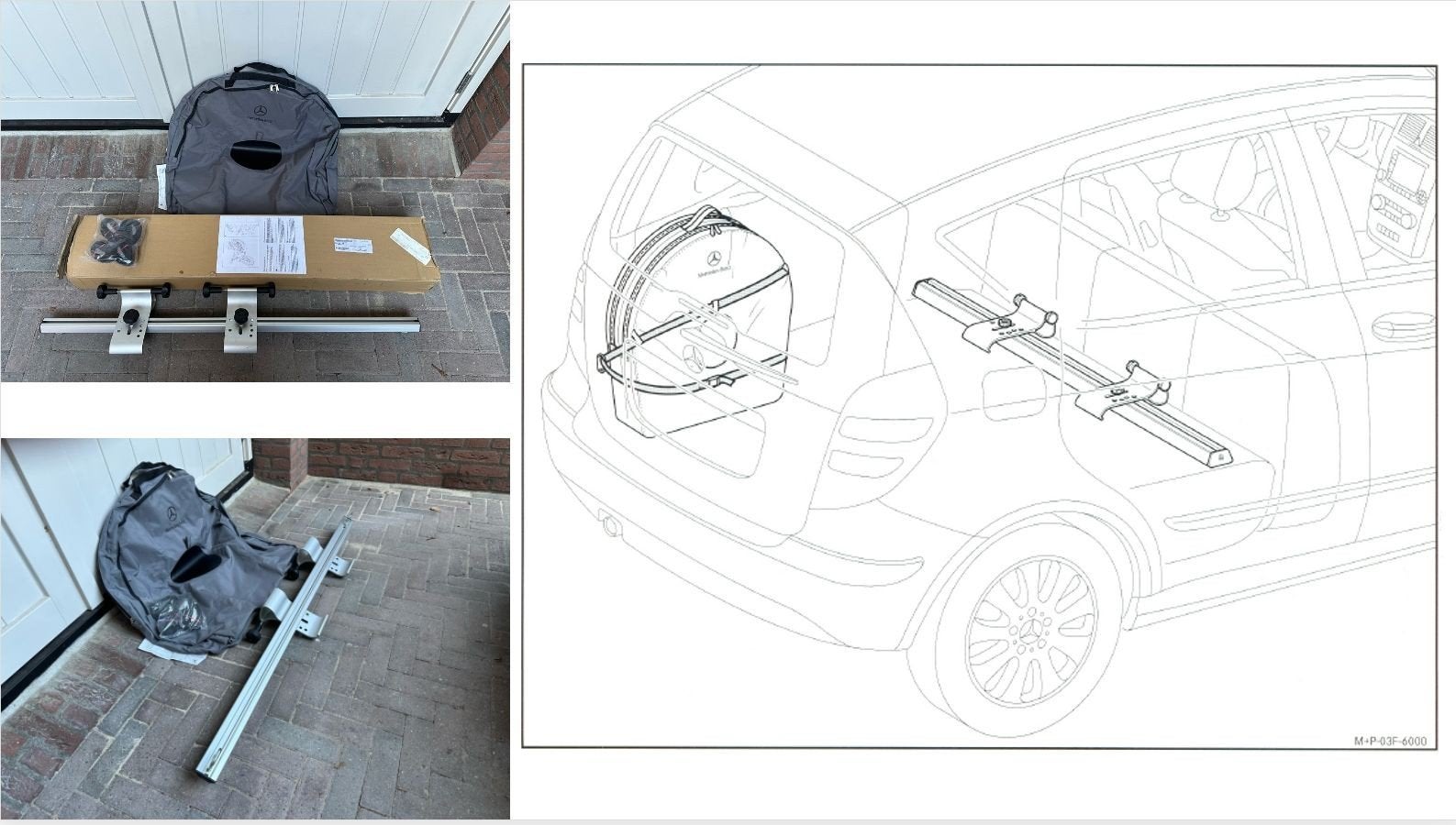 Mercedes-Benz Interne Fietsendrager, Auto diversen, Ophalen of Verzenden