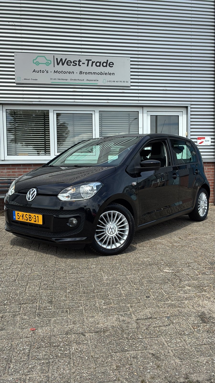 Volkswagen High Up! 127991km | Airco | Cruise | leer | Pdc, Auto's, Volkswagen, Voorwielaandrijving, Up!, 840 kg, 4 stoelen