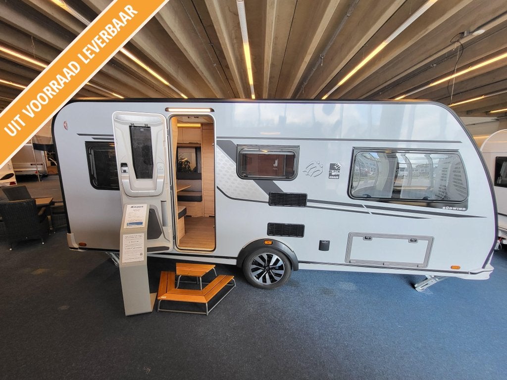 Knaus Sudwind Black Sel. 500 EU; uit voorraad, enkele bedden, Caravans en Kamperen, Rondzit, Bedrijf, Schokbreker, Knaus