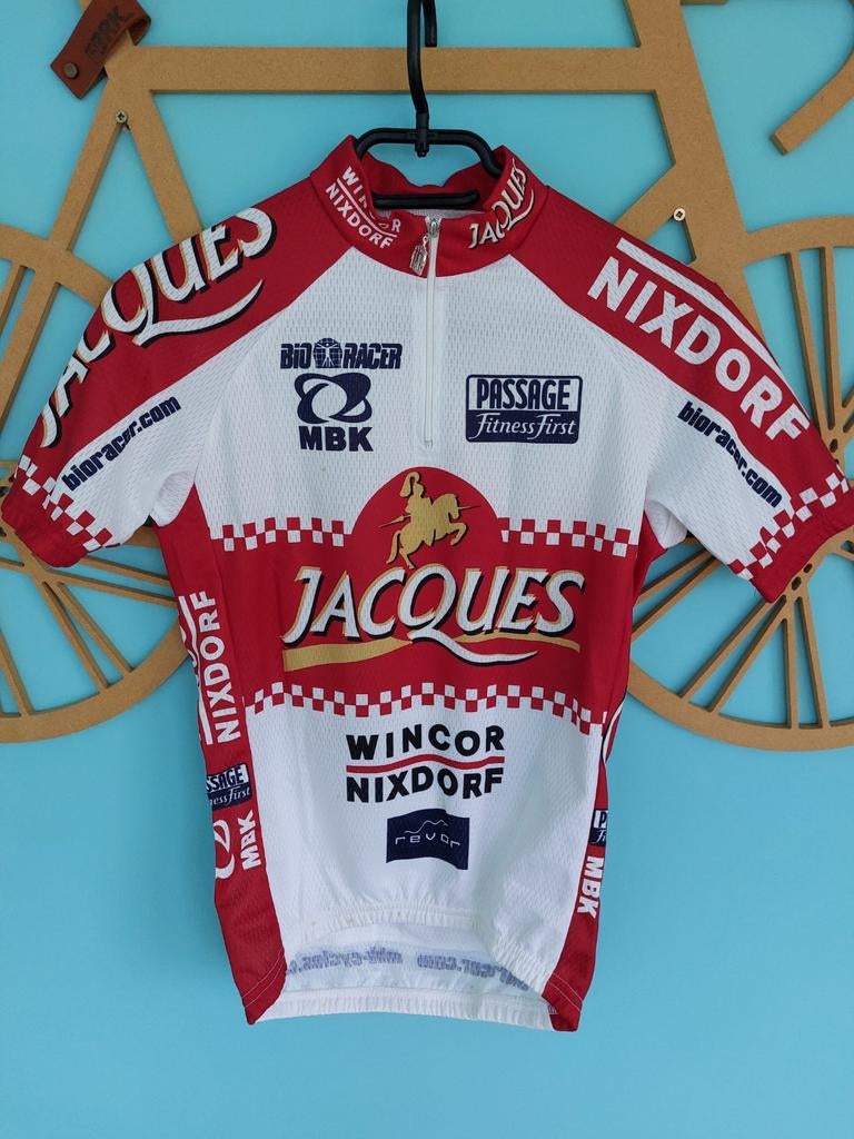 WIELERSHIRT TEAM CHOCOLADE JACQUES, Ophalen of Verzenden
