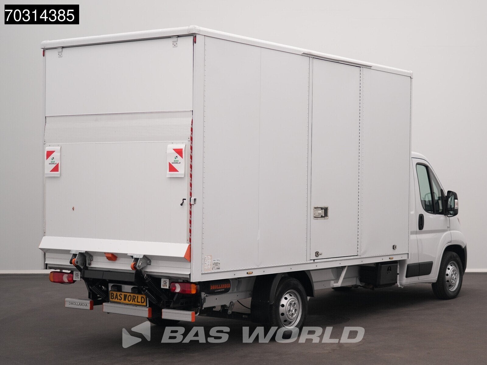 Peugeot Boxer 140PK Laadklep D'Hollandia Zijdeur Bakwagen Ai, Stof, Gebruikt, Euro 6, 4 cilinders