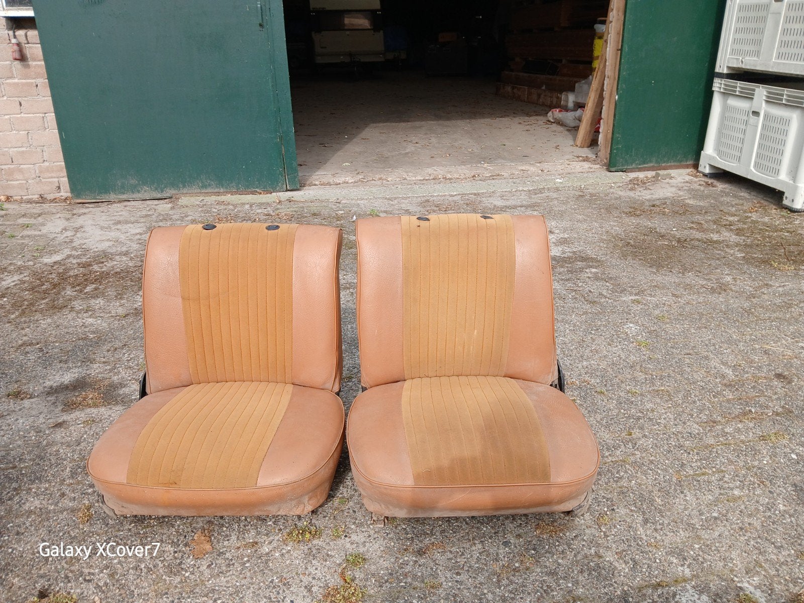 Voorstoelen en achterbank Peugeot 204, Ophalen, Gebruikt, Peugeot