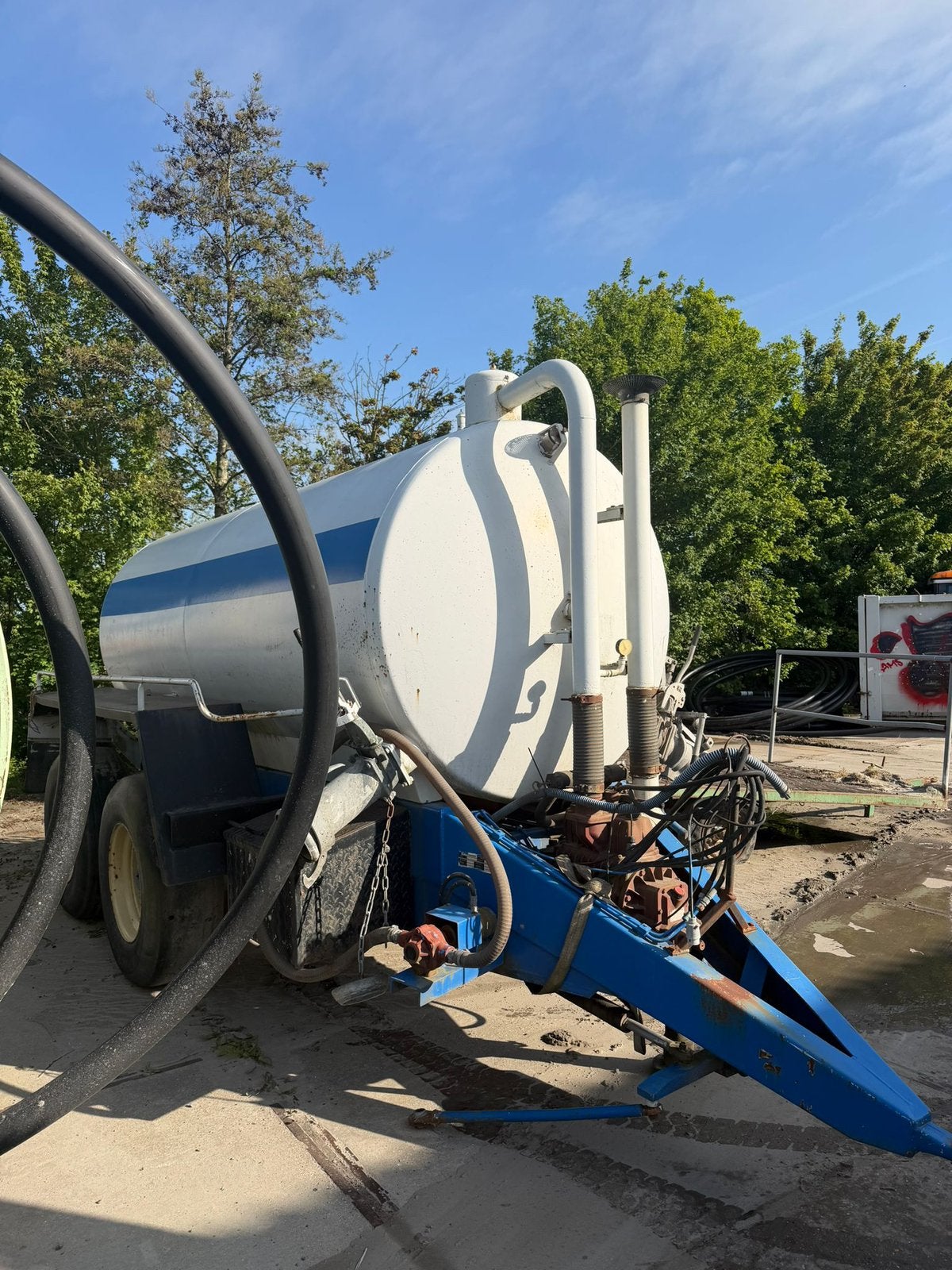 Waterwagen 8500 liter schuitemaker, Eén persoon