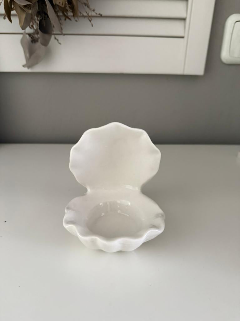 Riviera Maison Schelp Waxinelichthouder, Ophalen of Verzenden, Zo goed als nieuw, Overige materialen, Minder dan 25 cm