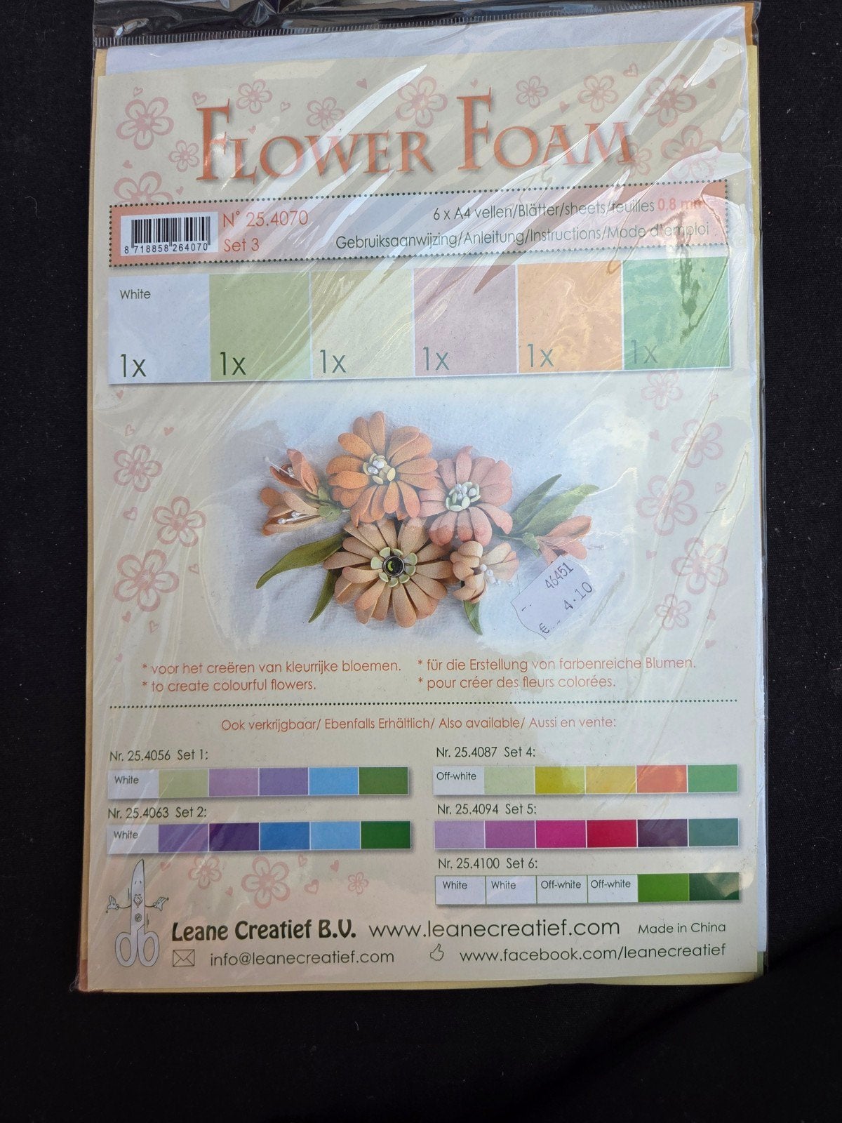 flowerfoam, Hobby en Vrije tijd, Scrapbooking, Ophalen of Verzenden, Nieuw, Versiering of Embellishment, Overige merken
