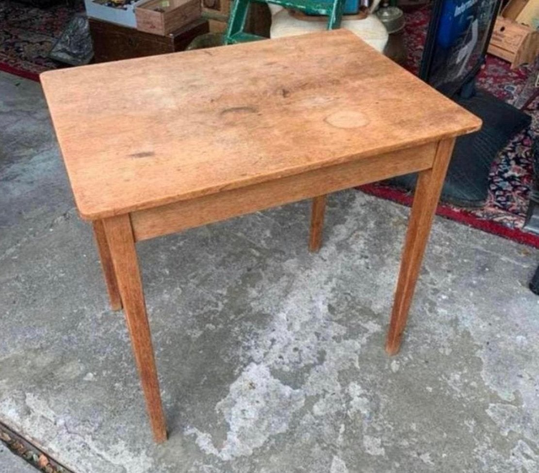 Tafel antiek vintage eiken Haagse school tafeltje jaren 30, Ophalen of Verzenden