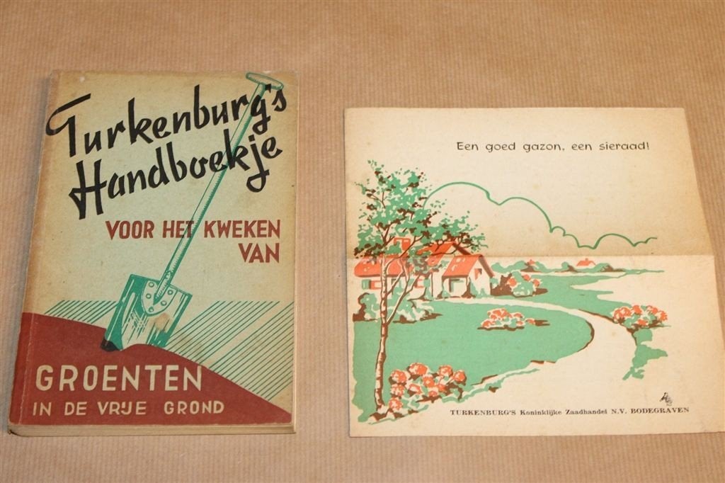Turkenburg's Handboekje voor Groenten — Vintage [1946], Ophalen of Verzenden, Gelezen, Moestuin