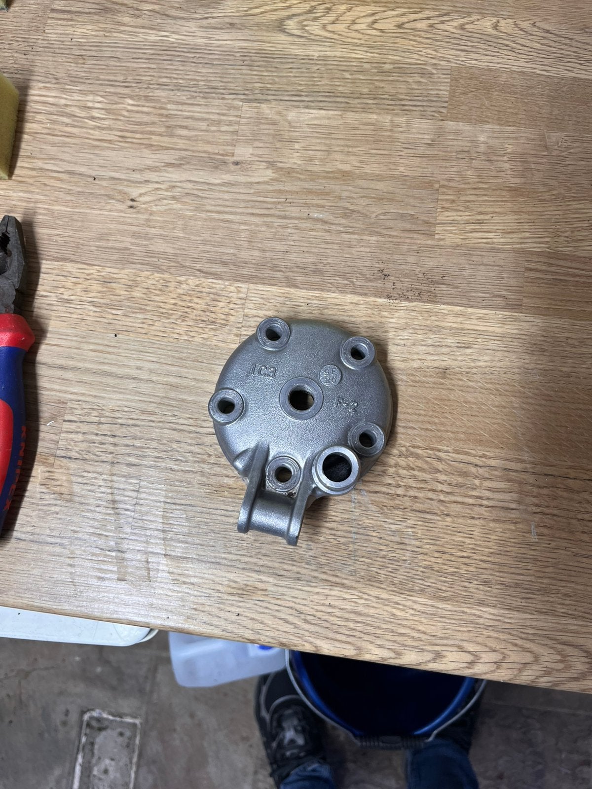 Yamaha YZ125 kop origineel, Verzenden, Zo goed als nieuw, Cilinder