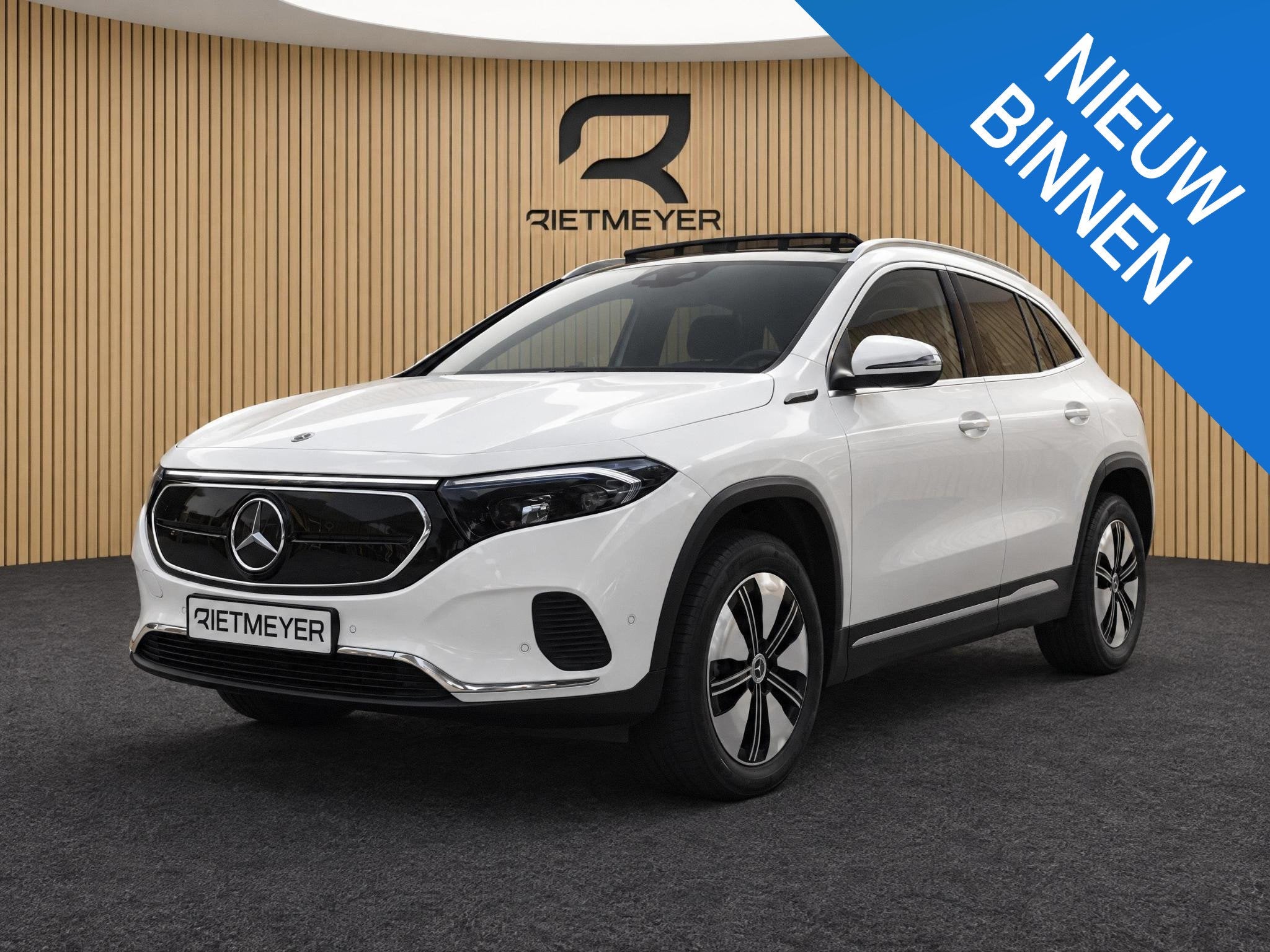 Mercedes-Benz EQA 250 67 kWh |Pano |Stoelverw. |Burmester |C, Auto's, Gebruikt, 190 pk, Leder en Stof, Wit