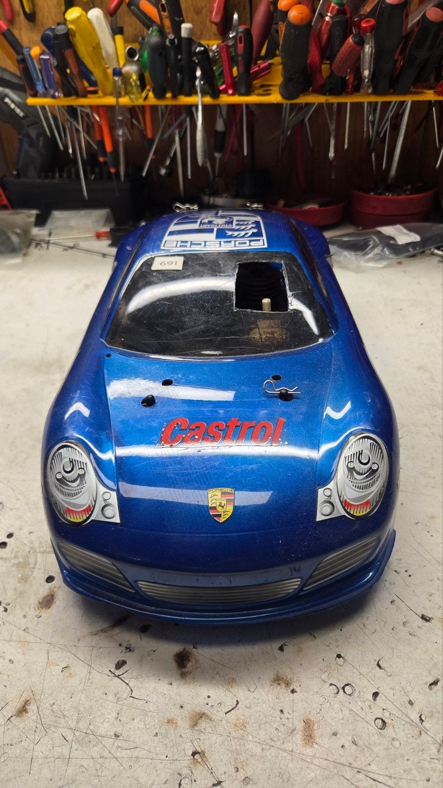 te koop mooie kyocho, Gebruikt, Auto offroad, Ophalen of Verzenden, Schaal 1:10