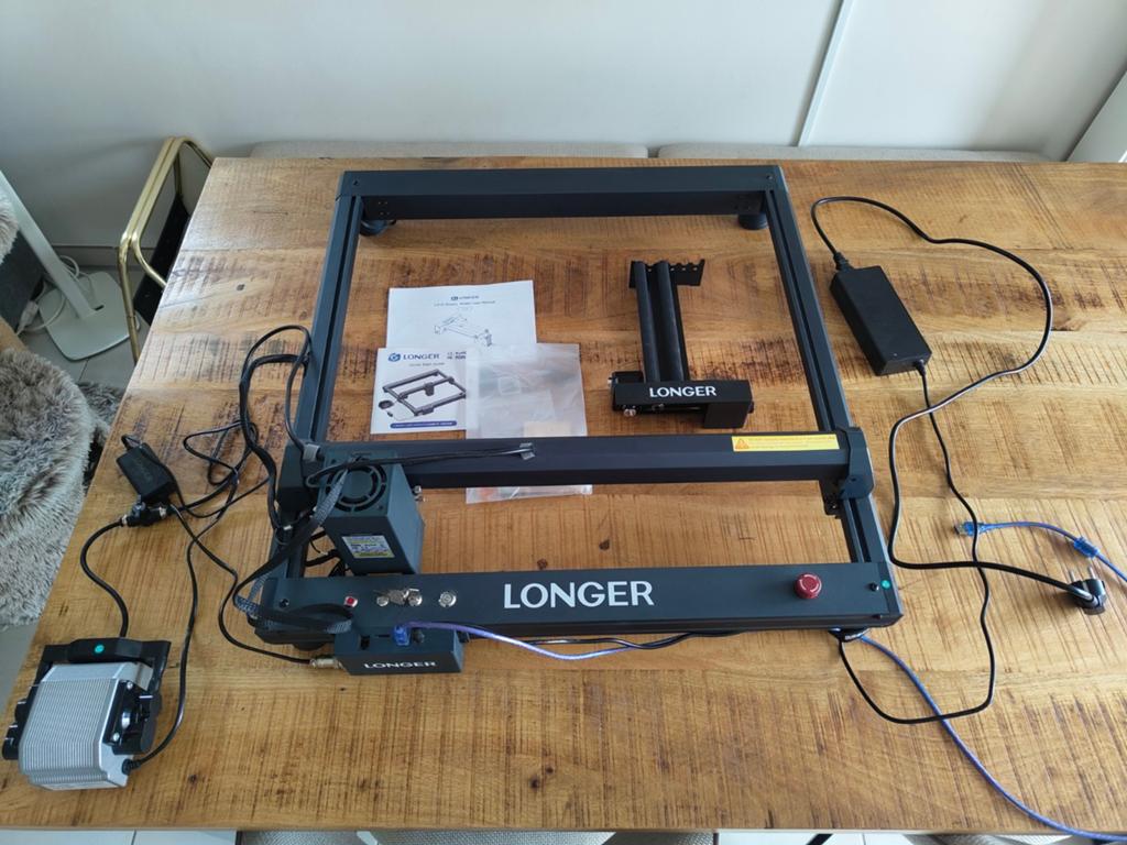 Longer B1 30W Graveermachine / laser met roteertool., Ophalen, Zo goed als nieuw
