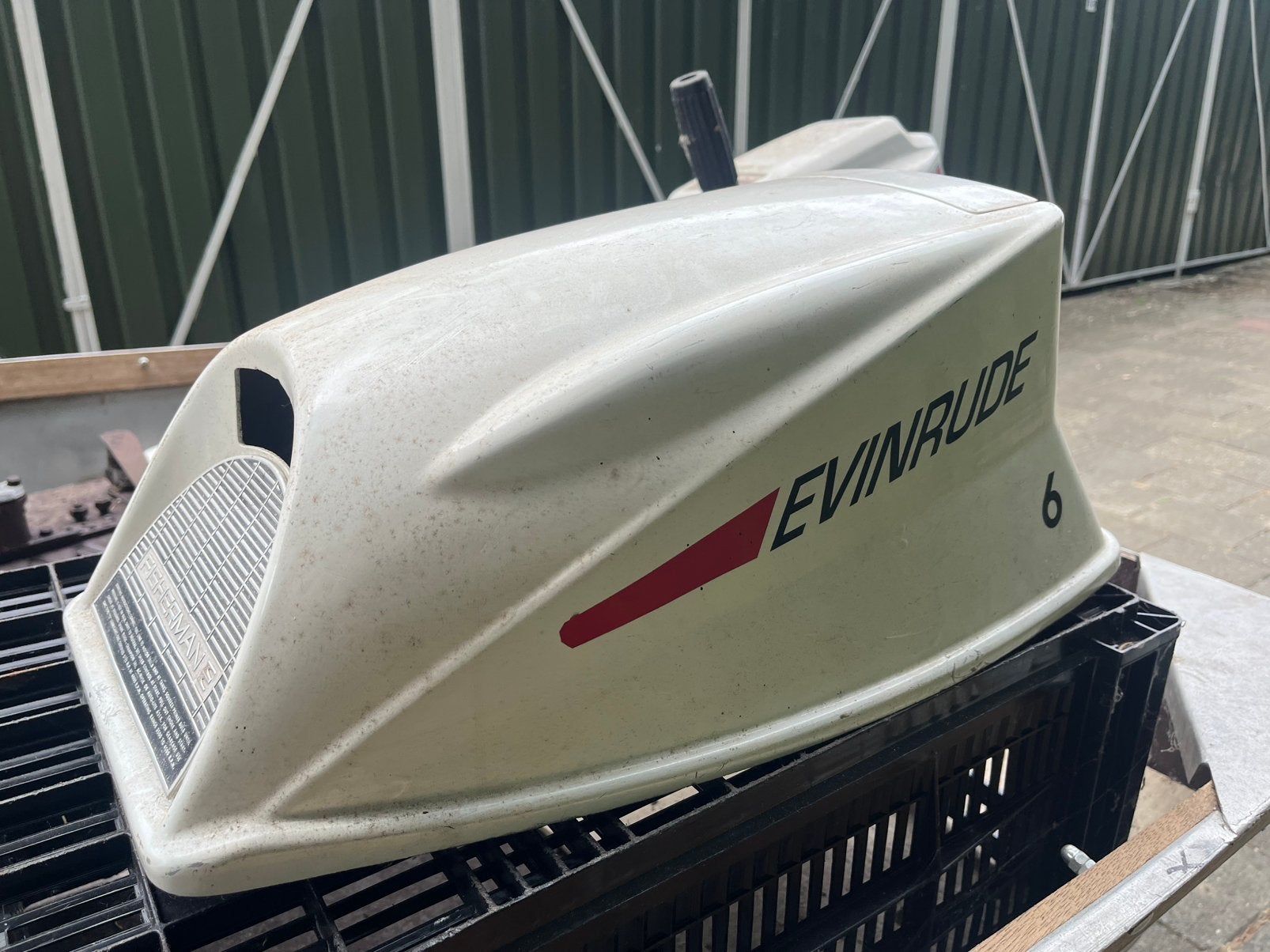 Motorkap evinrude Fischerman 6 pk, Watersport en Boten, Ophalen of Verzenden, Zo goed als nieuw, Motor en Techniek