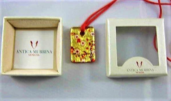 Antica Murrina Venetiaanse design hanger. Daisy. Madeliefje, Ophalen, Nieuw, Overige kleuren, Glas of Kristal