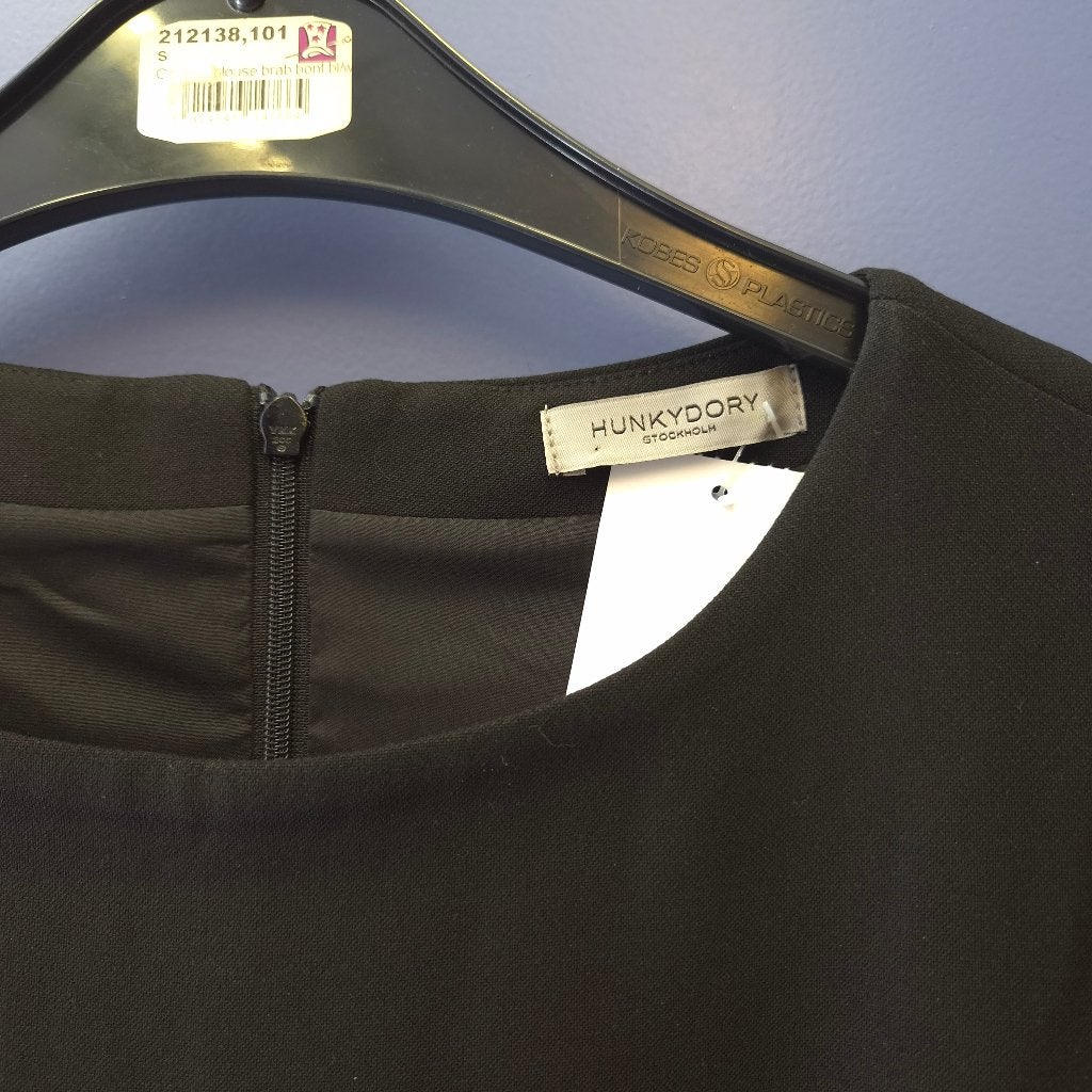 Hunkydory Stockholm zwarte jurk S | Luxe kwaliteit | 51897, Zwart, Onbekend, Ophalen of Verzenden, Zo goed als nieuw