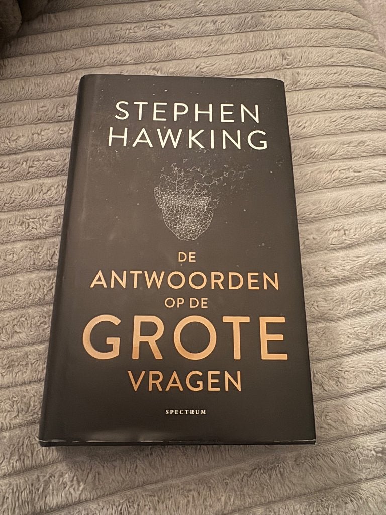 De antwoorden op de grote vragen, Ophalen of Verzenden, Gelezen, Stephen Hawking, Natuurwetenschap