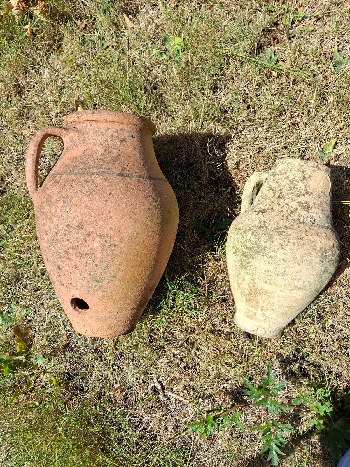 terracotta sierpotten, Ophalen
