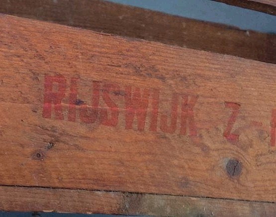 Vintage krat industriële of oorlog opuit 1943 - Rijswijk Z-H, Ophalen, Minder dan 50 cm, 100 tot 150 cm, Zo goed als nieuw