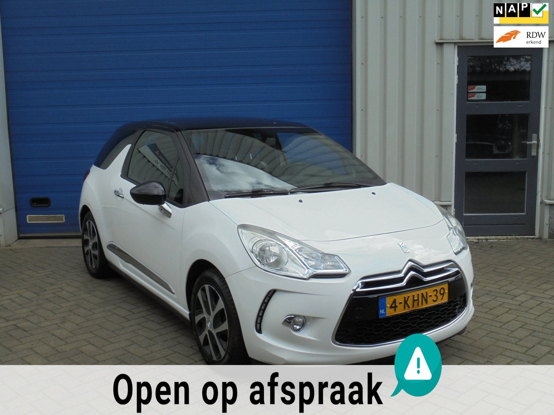 Citroen DS3 1.2 VTi So Chic DISTRIBUTIE NIEUW, Voorwielaandrijving, Euro 5, Stof, Zwart