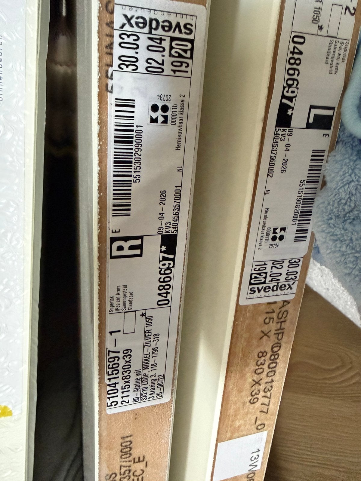 Svedex stompe deur 2115x830mm L of R draaiend, gloednieuw, Doe-het-zelf en Verbouw, Deuren en Horren, Ophalen, Nieuw, Binnendeur