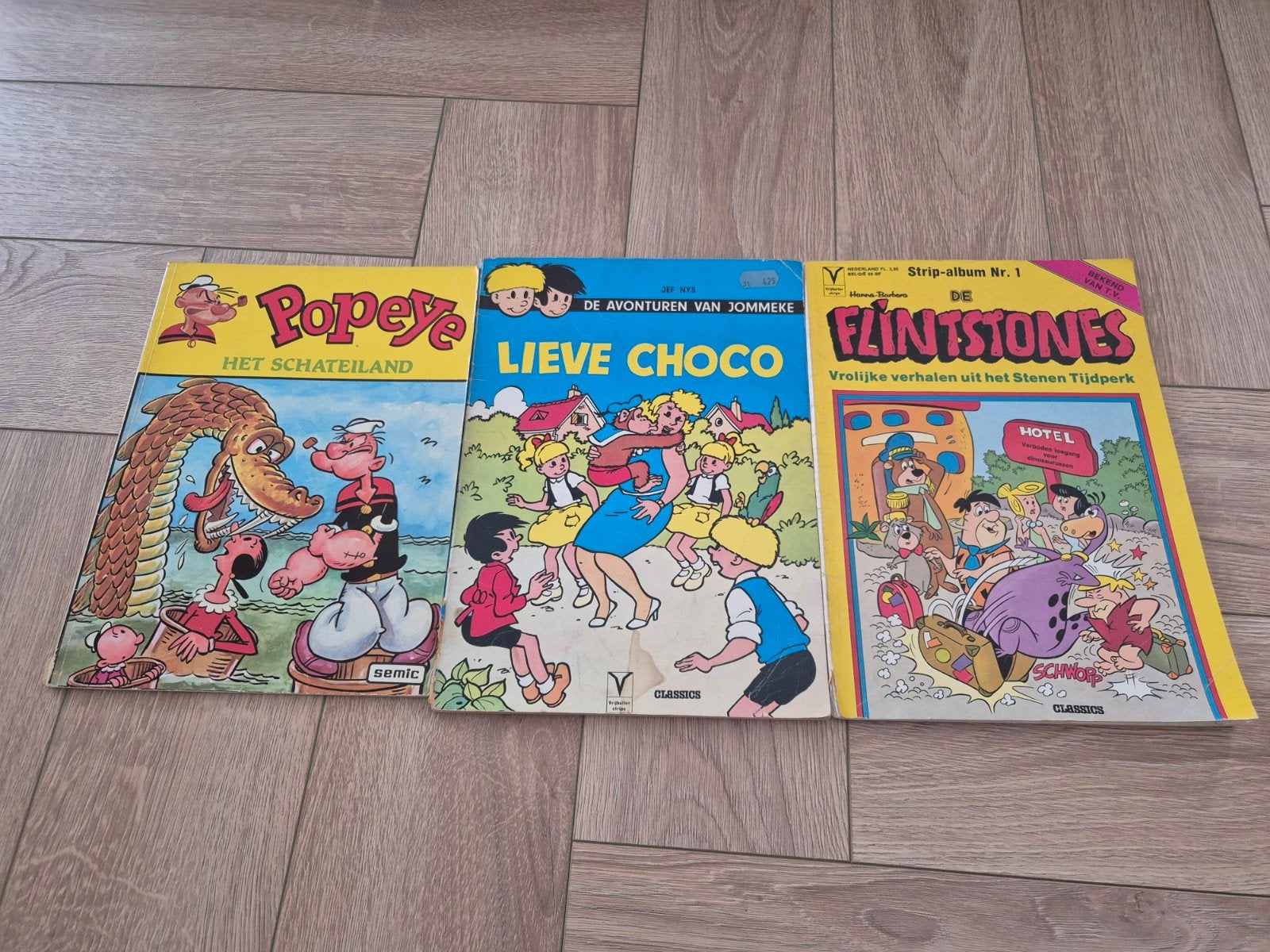 Popeye, Lieve Choco & The Flintstones stripboeken, Ophalen of Verzenden