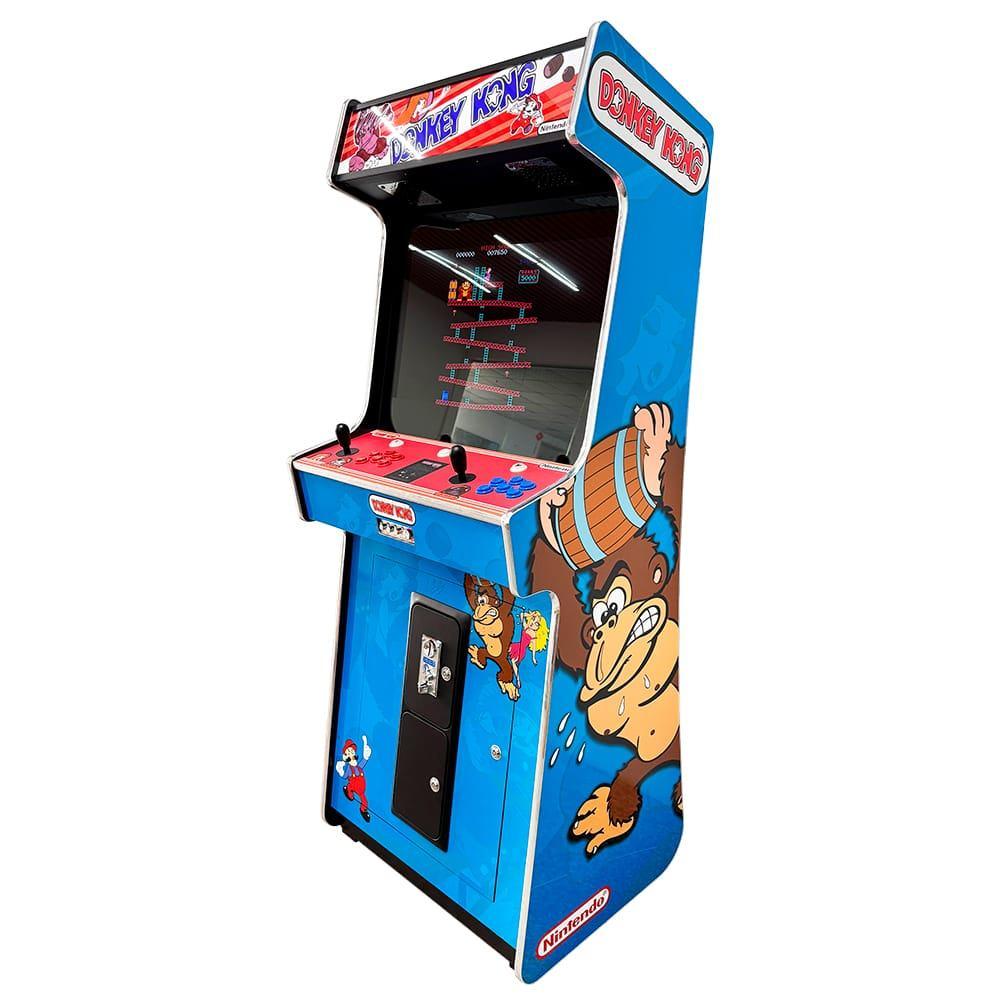 Arcadekast donkey kong slim - Arcadekasten - Spelletjes kast, Kouwehoek 1b, Meerkleurig, Cave & Garden, Nieuw