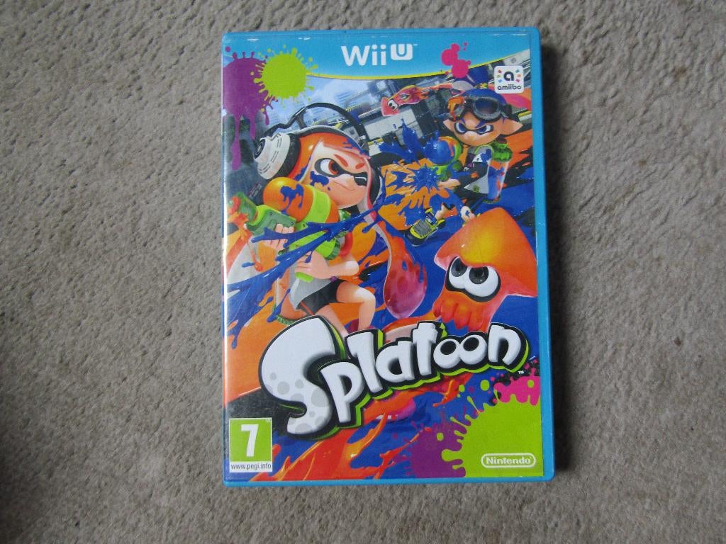 Wiiu spel: Splatoon, Spelcomputers en Games, Games | Nintendo Wii U, Gebruikt, 1 speler, Ophalen of Verzenden, Platform