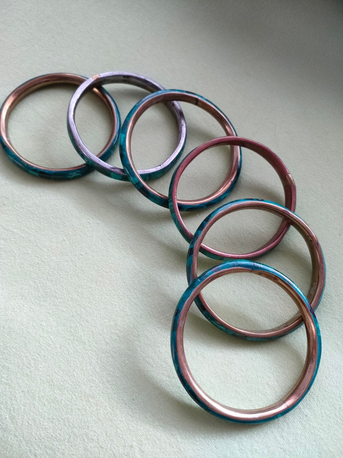 Partij Vintage Armbanden malachiet, Ophalen, Nieuw