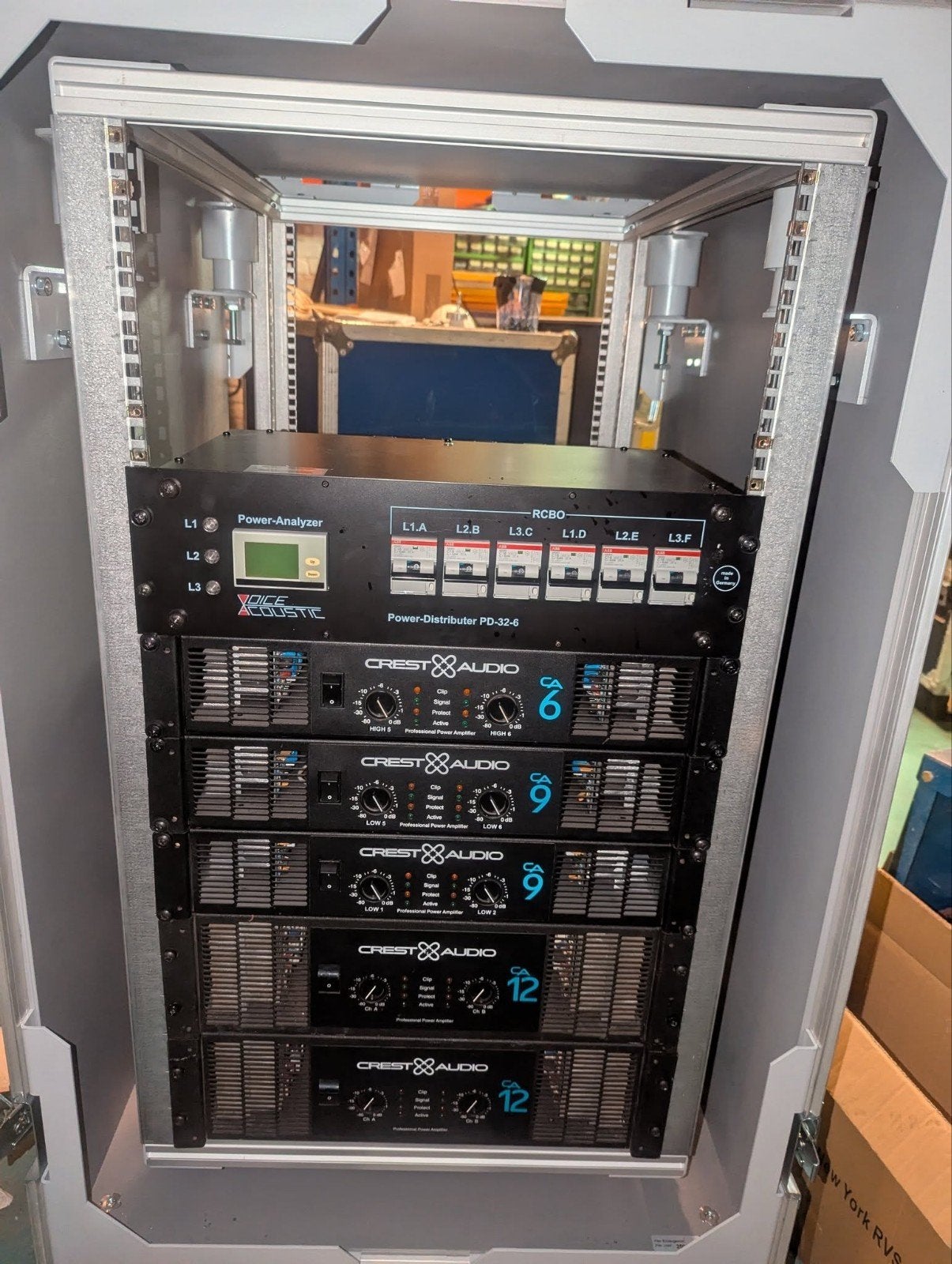20U SPS Server/Amp Rack 737mm Diep - Geel (Gedempt) Procase, Ophalen, Nieuw, Overige instrumenten, Flightcase