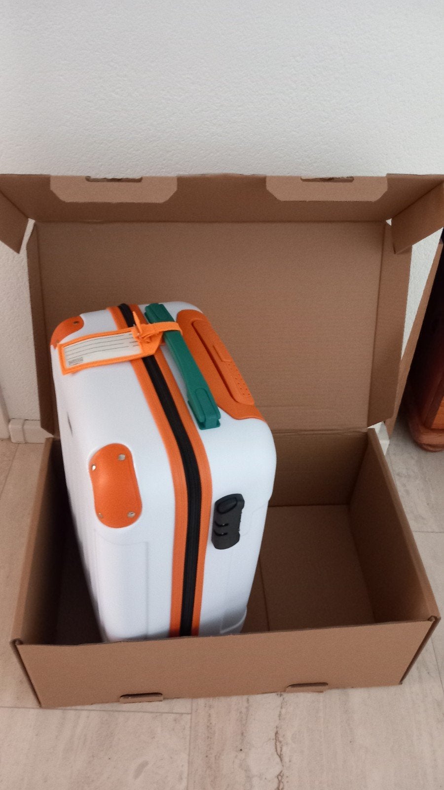 koffertje postcodeloterij nieuw in doos, 50 tot 60 cm, Hard kunststof, Nieuw, Ophalen of Verzenden