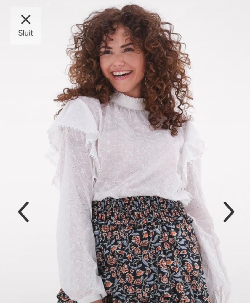 Harper and Yve blouse - Zo goed als nieuw, Ophalen of Verzenden, Zo goed als nieuw, Maat 34 (XS) of kleiner, Wit