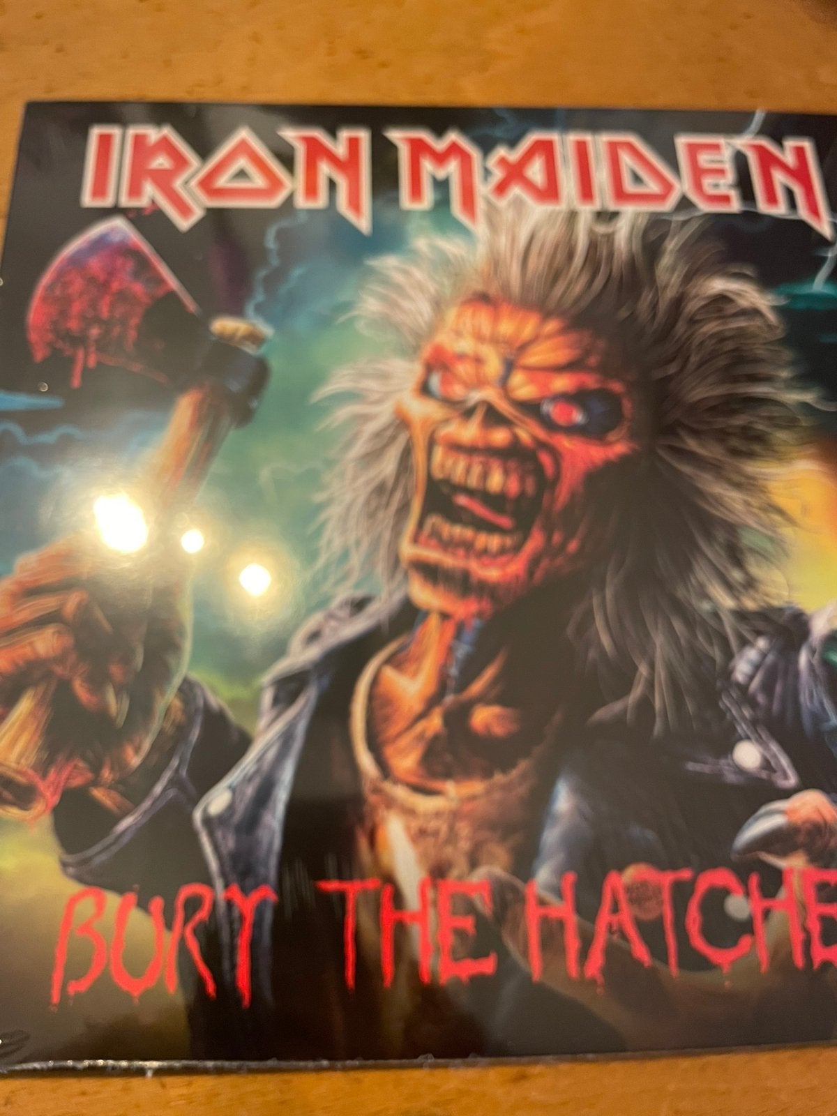 Iron maiden - bury the hatchet lp, Ophalen of Verzenden, Zo goed als nieuw