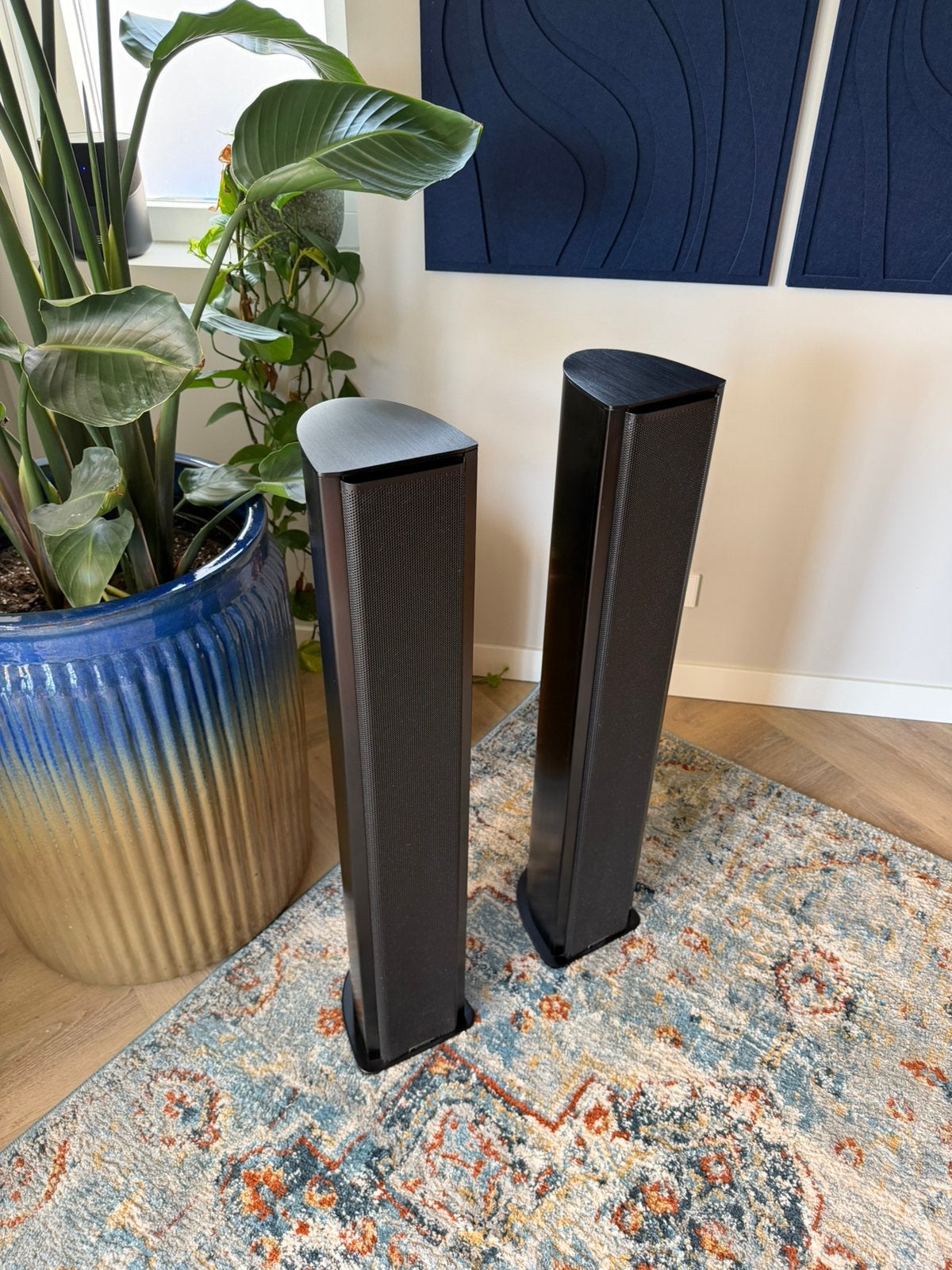 Piega Premium 3.2 speakers Zwart Aluminium zeer nette staat, Audio, Tv en Foto, Luidsprekers, Vloerstaande luidspreker, Zo goed als nieuw