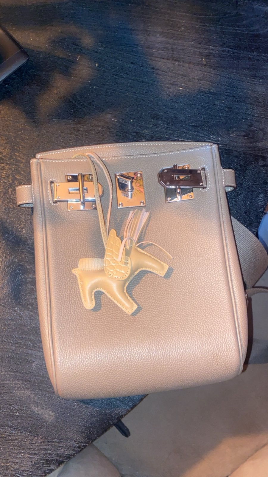 Hermes hac a dos tas, Ophalen, Zo goed als nieuw, Hard kunststof, Minder dan 50 cm