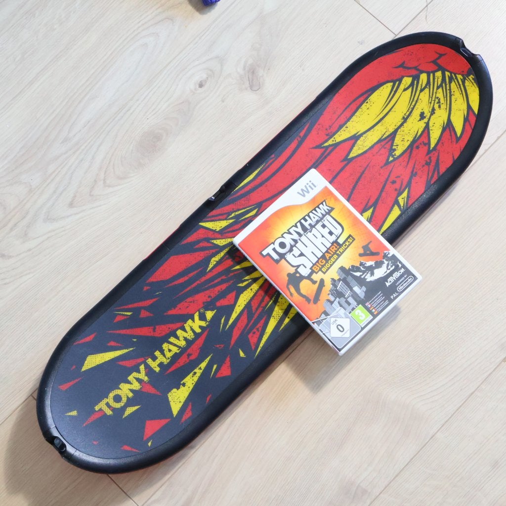 Tony Hawk SHRED Wii + Skateboard + USB Dongle – Compleet, 1 speler, Eén computer, Ophalen of Verzenden, Zo goed als nieuw