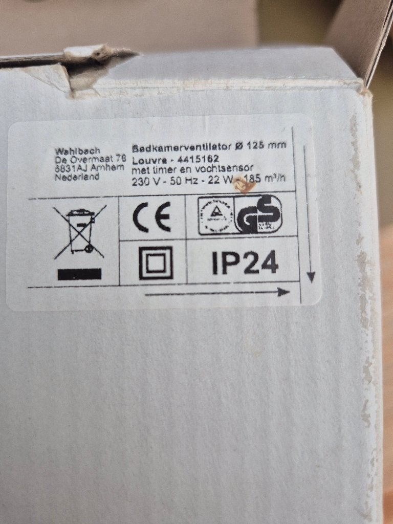 Foto 5 van Badkamerventilator