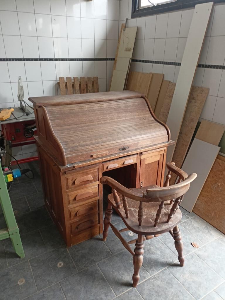 Oude secretaire / bureau opknapper, Ophalen, Gebruikt