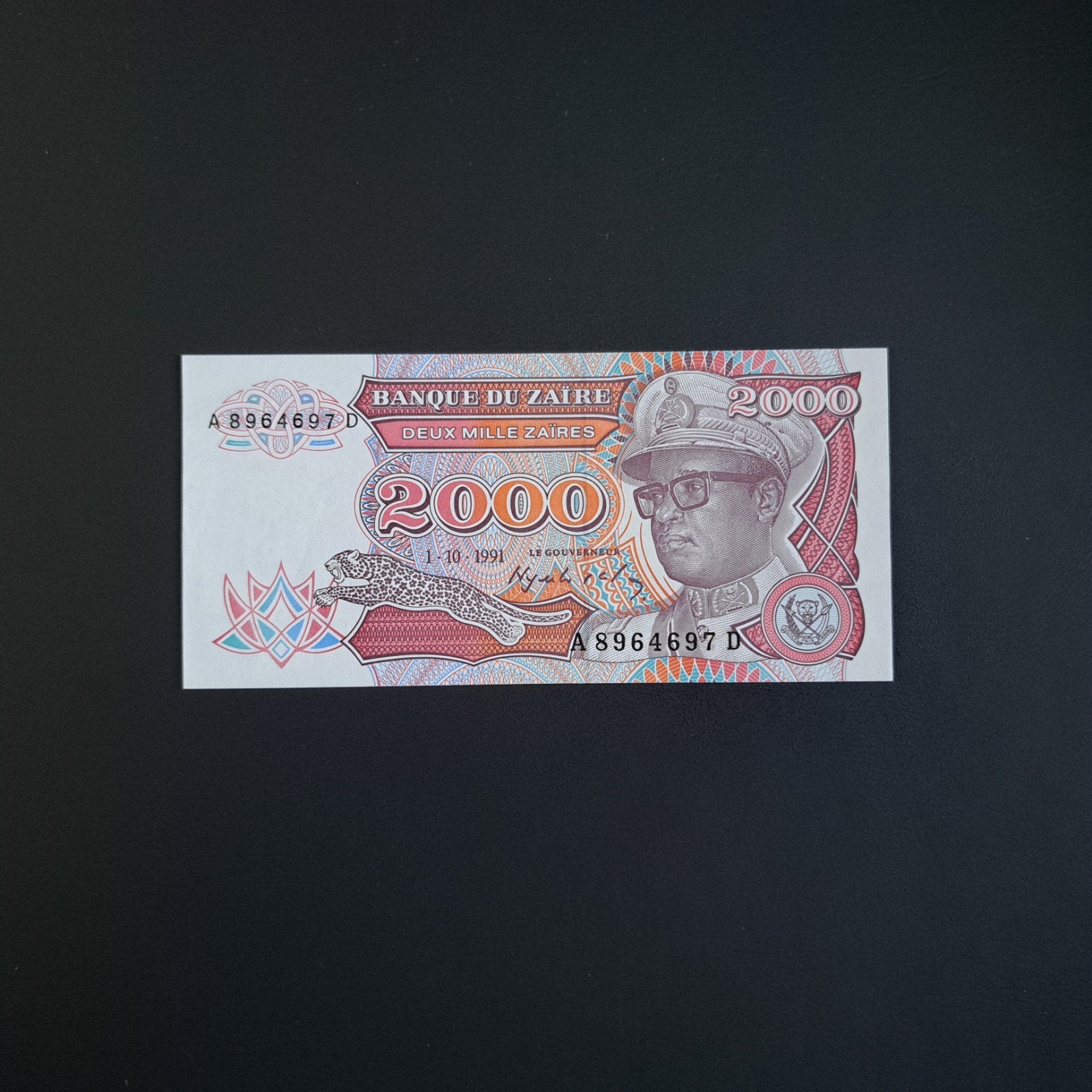 2000 zaire Zaïre #011, Ophalen of Verzenden, Overige landen, Los biljet