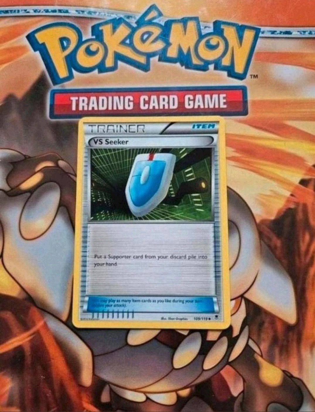 Vs seeker 109/119 XY Phantom forces pokemon kaart nm, Ophalen of Verzenden, Zo goed als nieuw, Losse kaart